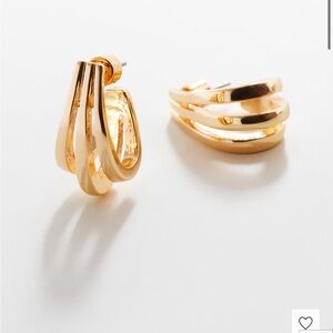 NEW Mango Gold Earrings